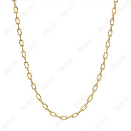 gold chain necklace bamboo chain